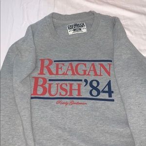 Rowdy Gentleman Reagan Bush 84 Crewneck Large